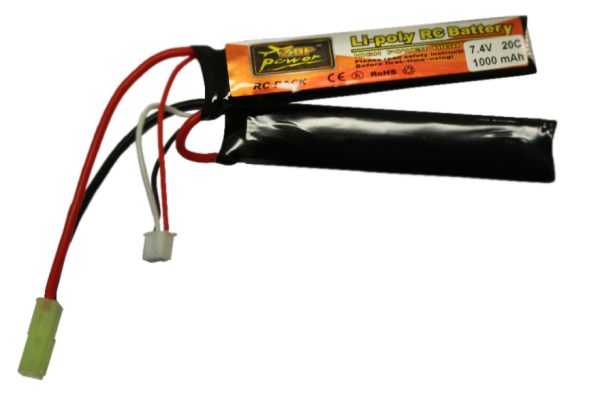 Li-Pol battery X-Cell 7,4V 1000mAh, 20C - Nunchuk Li-Pol battery X-Cell 7,4V 1000mAh, 20C - Nunchuk