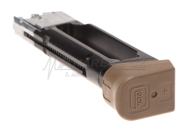 Umarex CO2 Magazine for Glock 19X GBB, 14 BBs - Tan Umarex CO2 Magazine for Glock 19X GBB, 14 BBs - Tan