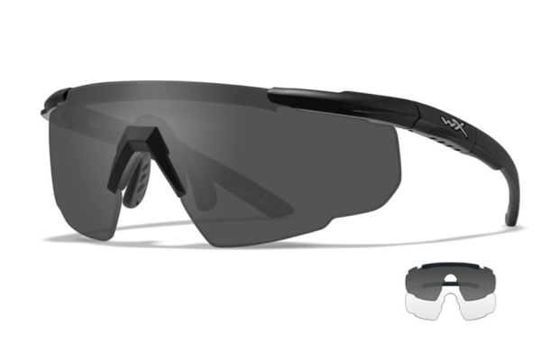 Goggles SABER ADVANCED Smoke Grey + Clear Lens/Matte black frame Goggles SABER ADVANCED Smoke Grey + Clear Lens/Matte black frame