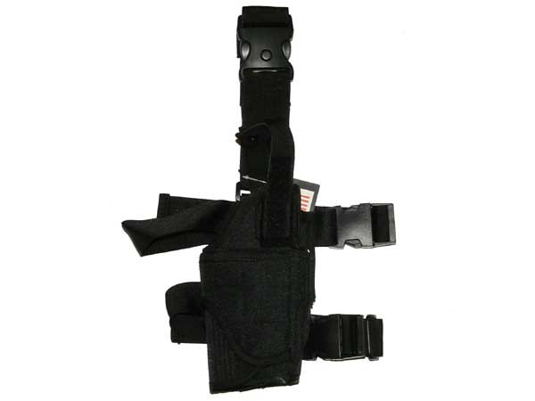 MIL-FORCE Universal Leg Holster TORNADO, Right-Handed - Black MIL-FORCE Universal Leg Holster TORNADO, Right-Handed - Black