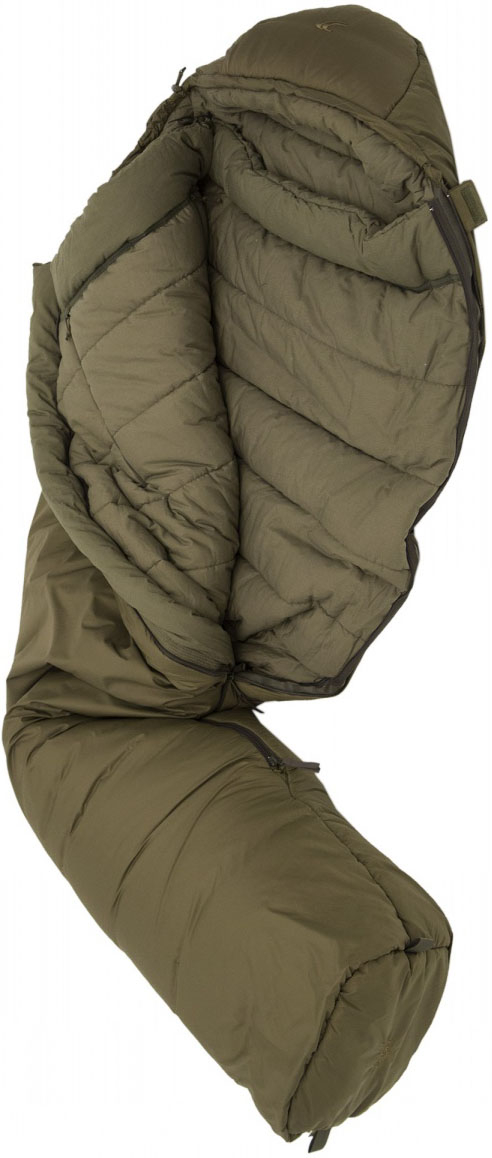 CARINTHIA WILDERNESS Sleeping Bag (-35 °C), Right Zipper - RAL 7013 CARINTHIA WILDERNESS Sleeping Bag (-35 °C), Right Zipper - RAL 7013