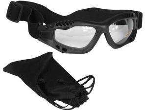Glasses AIR COMMANDO Mil-Tec BLACK clear Glasses AIR COMMANDO Mil-Tec BLACK clear