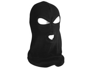Hood with 3 holes COTTON BLACK Hood with 3 holes COTTON BLACK