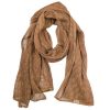 BARRACUDA scarf extra soft COYOTE