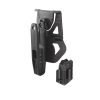 ASG Belt Holster for B&T USW A1 and other RIS SMG / Pistol, Ambidextrous - Black