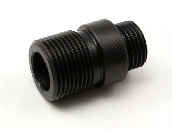 WE pistols silencer adaptor - short, black