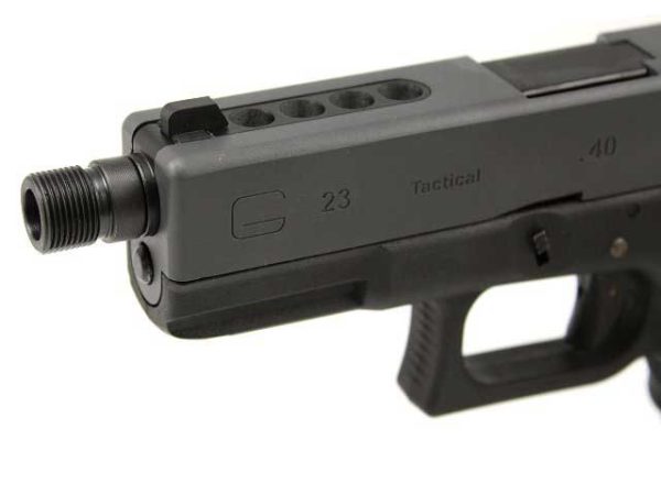 WE pistols silencer adaptor - short, black