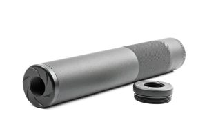 ML Aluminum Suppressor WHISPER MOCK SILENCER 135 x 30 mm, Short - Black