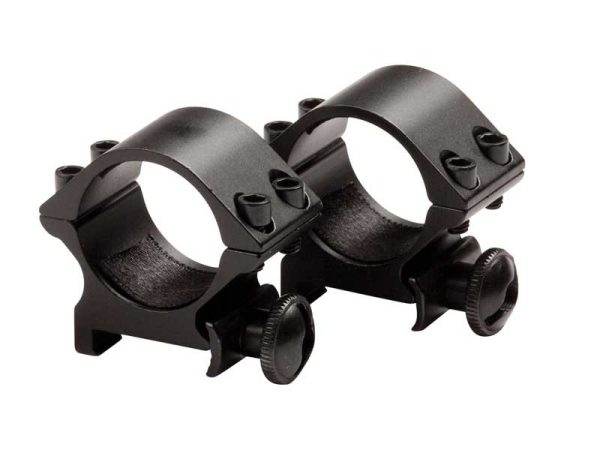 STRIKE Mounting Rings for 25mm Riflescope, Low - Black STRIKE Mounting Rings for 25mm Riflescope, Low - Black