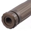 AA Aluminum Silencer AAP 169x35 mm, 14- mm CCW - Tan AA Aluminum Silencer AAP 169x35 mm, 14- mm CCW - Tan