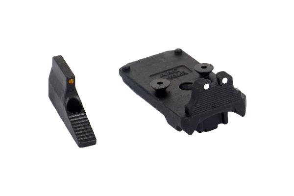 AA Steel RMR Mount with Raised Sights for AAP-01 - Black AA Steel RMR Mount with Raised Sights for AAP-01 - Black