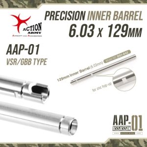 AA Precision Inner Barrel AAP-01 GBB, 6.03 mm - 129 mm
