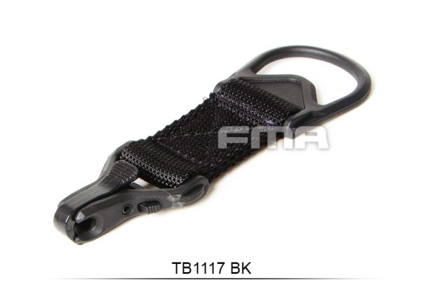 FMA Carabiner Adapter FS3 for FS1 Sling - Black FMA Carabiner Adapter FS3 for FS1 Sling - Black