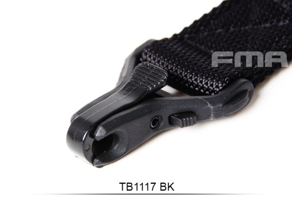 FMA Carabiner Adapter FS3 for FS1 Sling - Black FMA Carabiner Adapter FS3 for FS1 Sling - Black