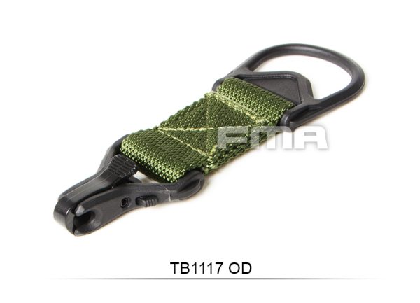FMA Carabiner Adapter FS3 for FS1 Sling - Green FMA Carabiner Adapter FS3 for FS1 Sling - Green