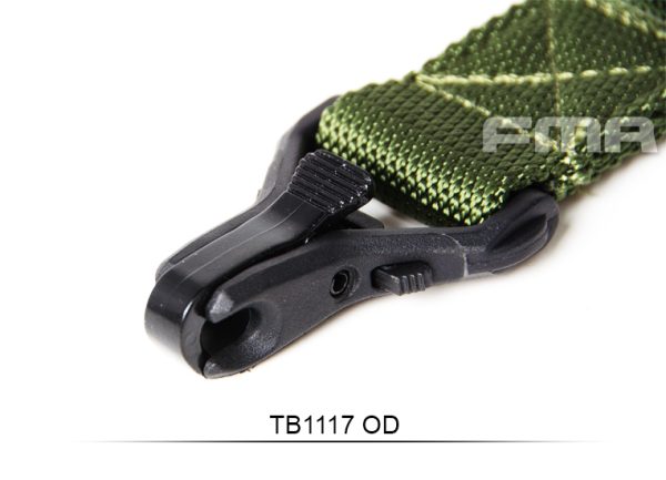 FMA Carabiner Adapter FS3 for FS1 Sling - Green FMA Carabiner Adapter FS3 for FS1 Sling - Green