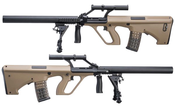 Steyr Aug with silencer (SW-020-AM) - TAN Steyr Aug with silencer (SW-020-AM) - TAN