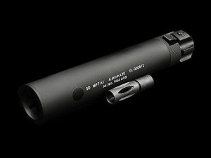 Angry Gun QD Silencer for WE SMG-8 (MP7) GBB with Tracer unit, 12- mm (CCW) - Black Angry Gun QD Silencer for WE SMG-8 (MP7) GBB with Tracer unit, 12- mm (CCW) - Black
