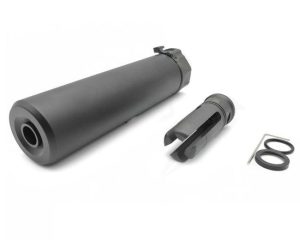 Angry Gun QD SOCOM556 Silencer (Full Markings), 14- mm (CCW) - Black Angry Gun QD SOCOM556 Silencer (Full Markings), 14- mm (CCW) - Black