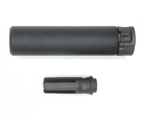 Angry Gun QD SOCOM556 Silencer (Full Markings), 14- mm (CCW) - Black