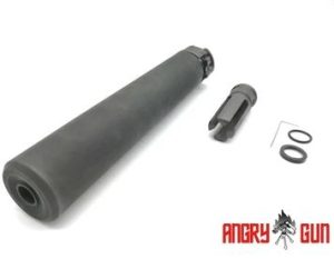 Angry Gun QD SOCOM762 Silencer (Full Markings), 14- mm (CCW) - Black Angry Gun QD SOCOM762 Silencer (Full Markings), 14- mm (CCW) - Black