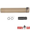 Angry Gun QD SOCOM762 Silencer (Full Markings), 14- mm (CCW) - Tan