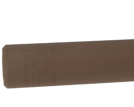 Angry Gun QD SOCOM762 Silencer (Full Markings), 14- mm (CCW) - Tan