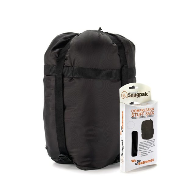 Compression Stuff Sack L 40x45cm - BLACK Compression Stuff Sack L 40x45cm - BLACK