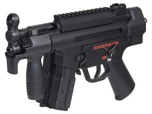 TM Electric AEG SMG Model 5k A4 High Cycle - Black (no markings) TM Electric AEG SMG Model 5k A4 High Cycle - Black (no markings)