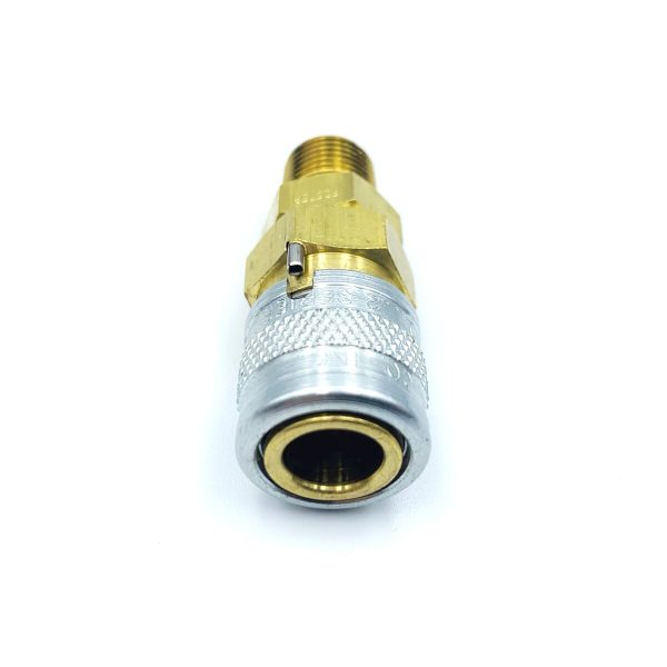 EPeS QD Plug HPA Foster (external thread 1/8 NTP) - Lockable EPeS QD Plug HPA Foster (external thread 1/8 NTP) - Lockable