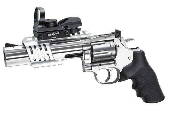 ASG CO2 Revolver Dan Wesson 715, Length 6" - Silver ASG CO2 Revolver Dan Wesson 715, Length 6" - Silver