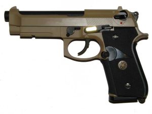 WE GBB CO2 Pistol M9A1 - Tan