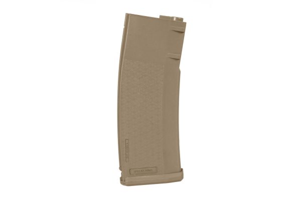 SA Mid-Cap Magazine S-MAG for M4 / AR15, 125 BBs - Tan SA Mid-Cap Magazine S-MAG for M4 / AR15, 125 BBs - Tan