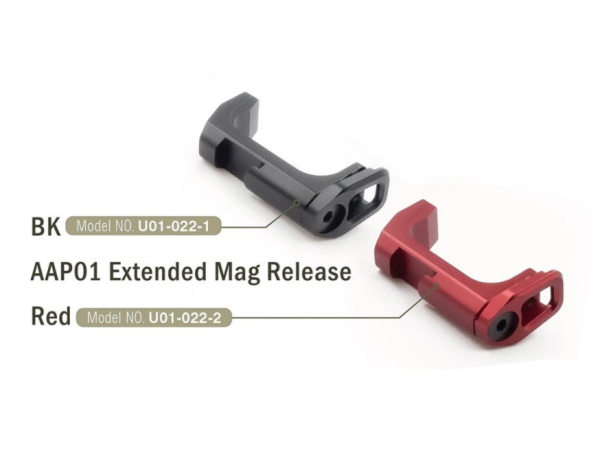 AA AAP-01 CNC Extended Mag Release - Black AA AAP-01 CNC Extended Mag Release - Black
