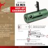 AA CNC Aluminum Hop-up Unit for CA M24 - Green AA CNC Aluminum Hop-up Unit for CA M24 - Green