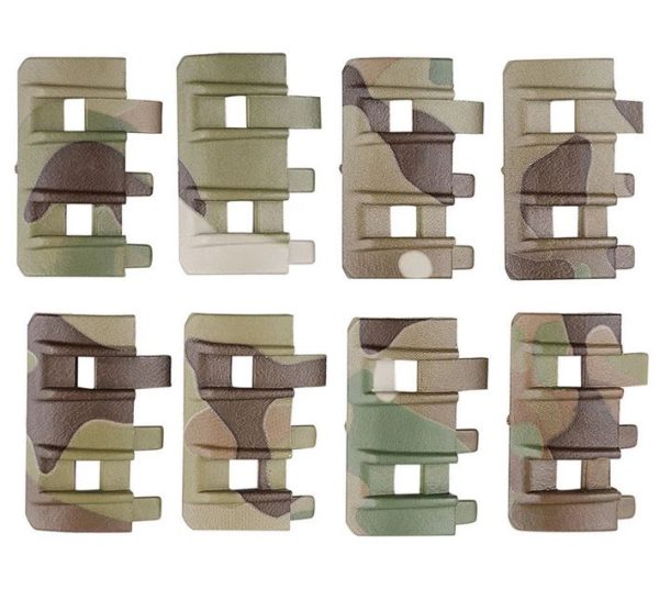 FMA FTM RIS Rail Segment Cover Set, 8 Pieces - MC FMA FTM RIS Rail Segment Cover Set, 8 Pieces - MC