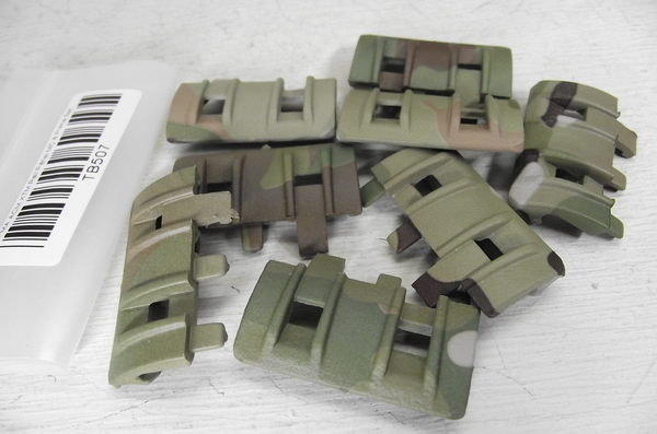 FMA FTM RIS Rail Segment Cover Set, 8 Pieces - MC FMA FTM RIS Rail Segment Cover Set, 8 Pieces - MC