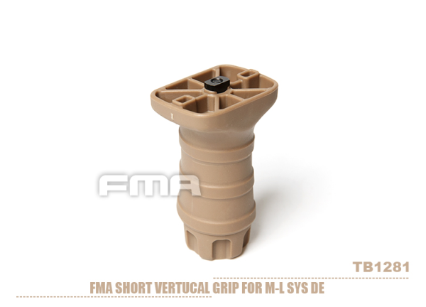 FMA Short Vertical STUBBY Grip for M-LOK - Tan FMA Short Vertical STUBBY Grip for M-LOK - Tan