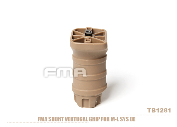 FMA Short Vertical STUBBY Grip for M-LOK - Tan FMA Short Vertical STUBBY Grip for M-LOK - Tan