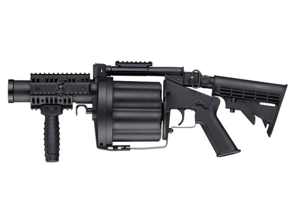 ICS AGX-GLM 6-Round Grenade Launcher – Black