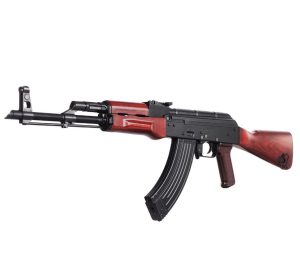 TM Gas Rifle AKM GBBR - Black/Wood Imitation TM Gas Rifle AKM GBBR - Black/Wood Imitation