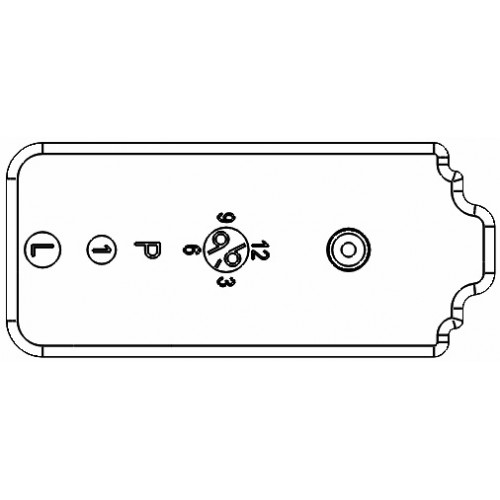 End plate of Magazine Shell for GHK 553 GBB