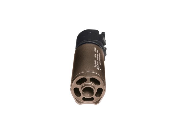 ASG QD Supressor B&T Rotex-V Compact 130 x 39 mm - Tan ASG QD Supressor B&T Rotex-V Compact 130 x 39 mm - Tan