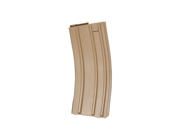ASG M4 / AR15 Mid-Cap Magazine, 140 BBs, Plastic - Tan ASG M4 / AR15 Mid-Cap Magazine, 140 BBs, Plastic - Tan