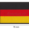 Germany Flag Patch - color, 7,6x5cm
