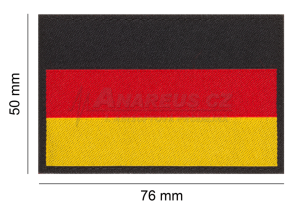 Germany Flag Patch - color, 7,6x5cm