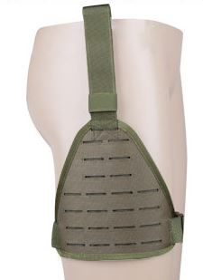 WST Laser-Cut Leg MOLLE Panel – Green