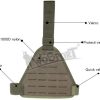WST Laser-Cut Leg MOLLE Panel – Tan WST Laser-Cut Leg MOLLE Panel – Tan