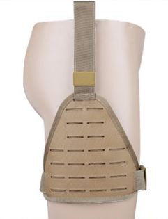 WST Laser-Cut Leg MOLLE Panel – Tan