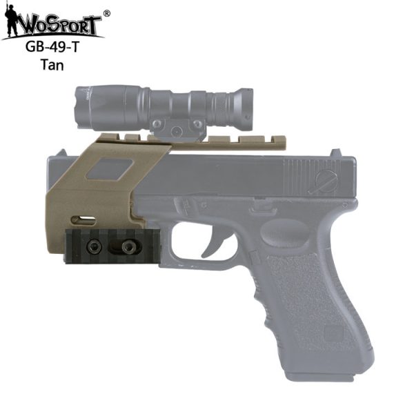WST GB-49 Rail Base System for G-Series Pistols – Tan WST GB-49 Rail Base System for G-Series Pistols – Tan